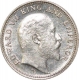 Silver Quarter Rupee of King Edward VII of Calcutta Mint of 1905.