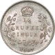 Silver Quarter Rupee of King Edward VII of Calcutta Mint of 1907.