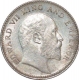 Silver Quarter Rupee of king Edward VII of Calcutta Mint of 1908.