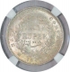 Silver Half Rupee of  Victoria Queen of Calcutta Mint of 1840.