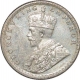 Silver Half Rupee of King George V of Calcutta Mint of 1921.