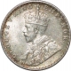 Silver Half Rupee of King George V of Bombay Mint of 1925.