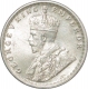 Silver Half Rupee of King George V of Calcutta Mint of 1929.