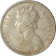 Silver Rupee of  Victoria Empress of Bombay Mint of 1884.