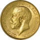 Gold Sovereign of King George V of Bombay Mint of 1918.