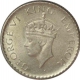 Lot of Five Silver Quarter Rupee of King George VI of Calcutta Mint of 1940.