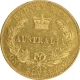 Gold Sovereign of Sydney mint of Victoria Queen of Australia. 