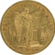 Gold Twenty Francs of Republic of France. 