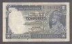 Ten Rupees Bank Note of King George V Signed by J W Kelly of 1933.