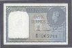 One Rupee Bank Note of King George VI Signed by C E Jones of 1944.