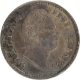 Silver Quarter Rupee of King William IIII of Calcutta Mint of 1835.