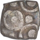 Punch Marked Silver One Eighth Vimshatika Coin of Panchala Janapada.