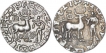 Lot of Two Silver Drachma Coin of Amoghabhuti of Kunindas Dynasty.