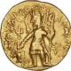 Gold Dinara Coin of Kushan Dynasty of Vasudeva I.