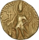 Gold Dinar Coin of Kushan Dynasty of Vashishka.