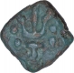 Rare Copper Coin of Satavahana Dynasty of Saurashtra of Gujarat.