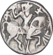 Silver Drachma Coin of Spalapati Deva of Hindu Shahis of Kabul.