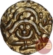 Based Gold Four & Half Masha Coin of Gangeya Deva of Kalachuris of Tripuri.