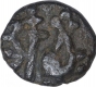 Silver Fanam Coin of Kampilideva of Kingdom of Kampili of Vijayanagara Empire.