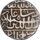 Unlisted type Silver One Rupee Coin of Akbar of Ahmadabad Mint.