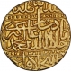 Gold Mohur Coin of Akbar of Agra Dar ul Khilafa Mint.