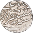 Silver One Rupee Coin of Shah Alam II of Akbarabad Mustaqir ul Khalifa Mint.