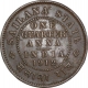 Copper One Fourth Anna Coin of Jaswant Singh II of Sailana State.