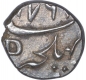 Silver One Fifth Rupee Coin of Indo French.