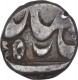 Silver One Eighth Rupee Coin of Murshidabad Mint of Bengal Presidency.