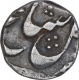 Silver One Eighth Rupee Coin of Murshidabad Mint of Bengal Presidency.