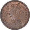 Copper One Twelfth Anna Coin of Victoria Empress of Calcutta Mint of 1895.