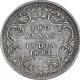 Rare Silver Two Annas Coin of Victoria Empress of Bombay Mint of 1881.