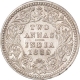 Silver Two Annas Coin of Victoria Empress of Calcutta Mint of 1889. 