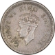 Silver Quarter Rupee Coin of King George VI of Calcutta Mint of 1943.