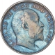 Silver Half Rupee Coin of King Edward VII of Calcutta Mint of 1908.