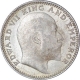 Silver Half Rupee Coin of King Edward VII of Calcutta Mint of 1910.