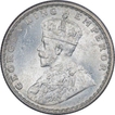 Silver Half Rupee Coin of King George V of Bombay Mint of 1919.