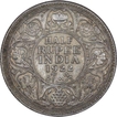 Silver Half Rupee Coin of King George V of Calcutta Mint of 1922. 