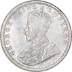 Silver Half Rupee Coin of King George V of Calcutta Mint of 1933. 