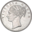 Silver One Rupee Coin of Victoria Queen of Calcutta Mint of 1840.