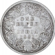 Silver One Rupee Coin of Victoria Empress of Calcutta Mint of 1881.