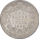 Silver One Rupee Coin of Victoria Empress of Bombay Mint of 1884. 