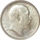 Silver One Rupee Coin of King Edward VII of Calcutta Mint of 1906.