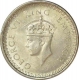 Silver One Rupee Coin of King George VI of Bombay Mint of 1942.