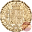 Gold Sovereign of Victoria Queen of United Kingdom of 1869.