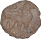 Extremely Rare Copper Drachma Coin of Western Kshatrapas of Nahapana.