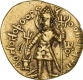 Rare Gold Dinar Coin of Vasudeva I of Kushan Dynasty.