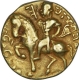 Very Rare Gold Dinar Coin of Gupta Dynasty of Chandragupta II.