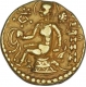 Very Rare Gold Dinar Coin of Gupta Dynasty of Chandragupta II.