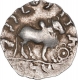 Silver Drachma Coin of Mahadeva of Audumbara Dynasty.